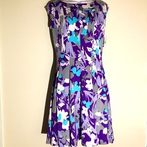 Gabby Skye Purple Multi Dress